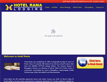 Tablet Screenshot of hotelramaputtur.com